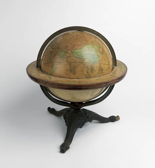 (GLOBE.) Joslin, Gilman. Joslin''s Terrestrial Globe containing all the Late Discoveries and Geographical Improvements.